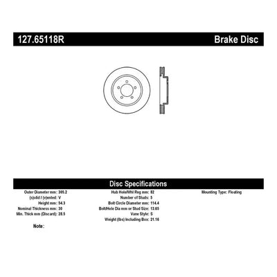 Stoptech auto part