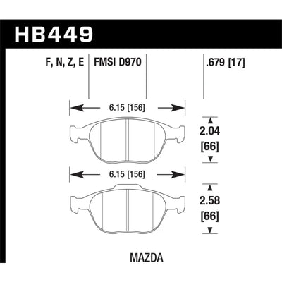 Hawk Performance auto part