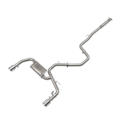 aFe polished cat-back exhaust