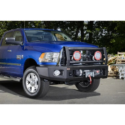 ARB bull bar on blue Ram