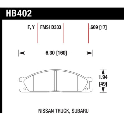 Hawk Performance auto part