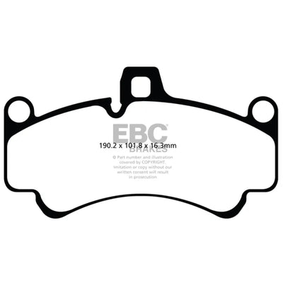 EBC red auto part