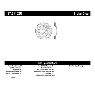 Stoptech auto part