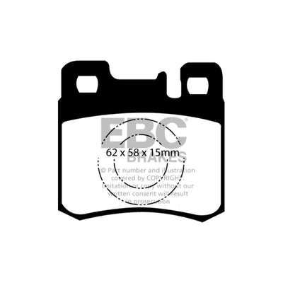 EBC red auto part