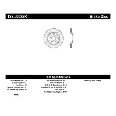 Stoptech auto part