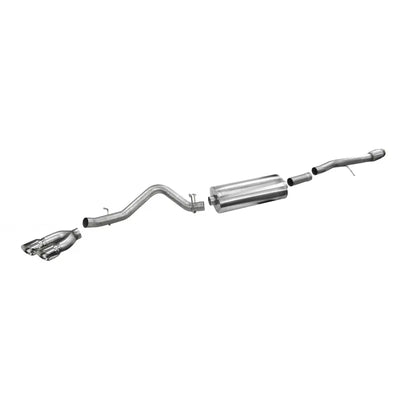 CORSA Performance silver cat-back exhaust