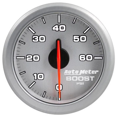 AutoMeter silver gauge