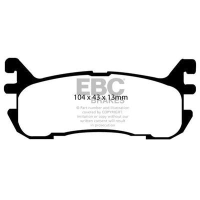 EBC red auto part
