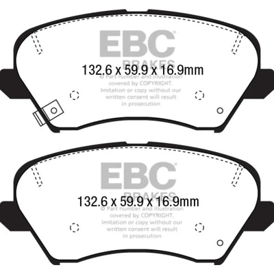 EBC red auto part