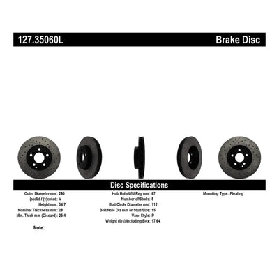 Stoptech auto part