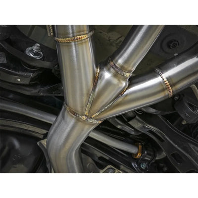 aFe polished cat-back exhaust