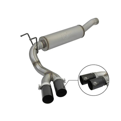aFe black cat-back exhaust