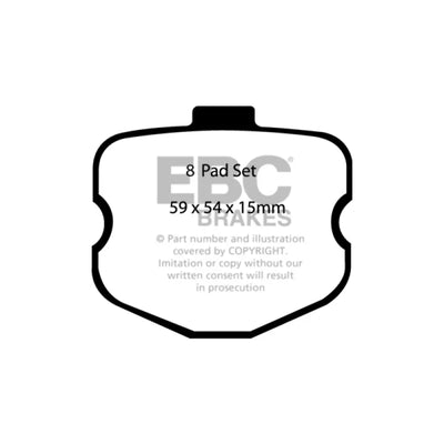 EBC red auto part