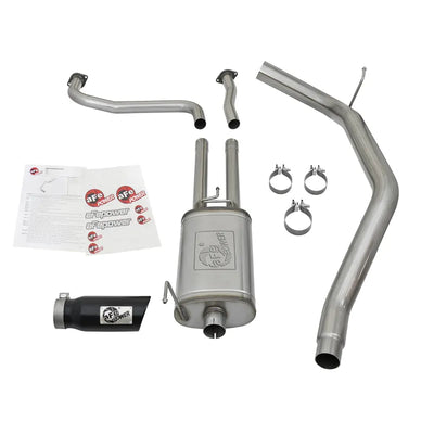 aFe black cat-back exhaust
