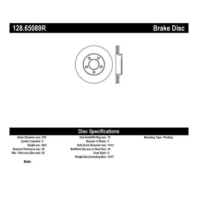 Stoptech auto part