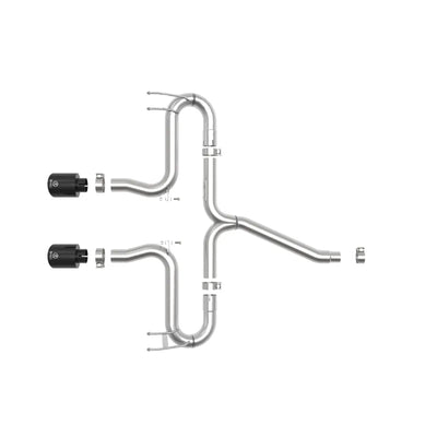 aFe black axle-back exhaust