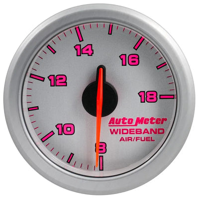 AutoMeter silver wideband gauge