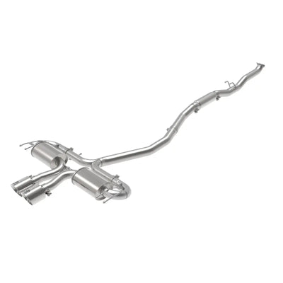 aFe polished cat-back exhaust