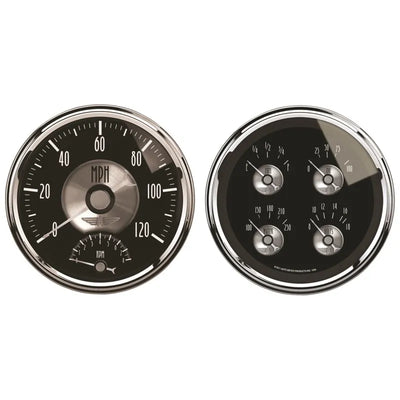 AutoMeter black gauge