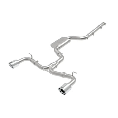 aFe polished cat-back exhaust
