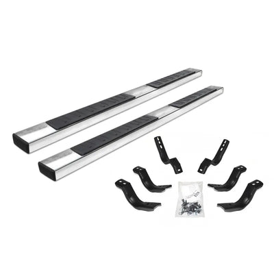 Go Rhino polished side steps