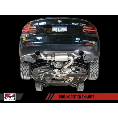 AWE Tuning silver axle-back exhaust