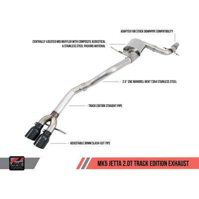 AWE Tuning black exhaust