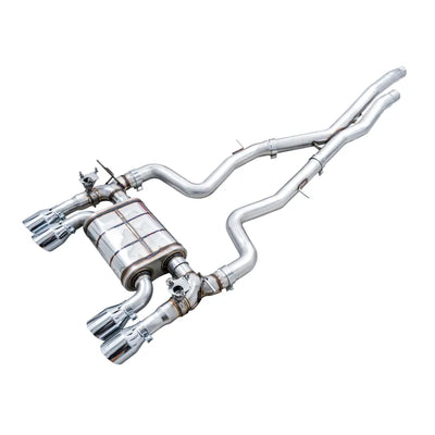 AWE Tuning silver cat-back exhaust