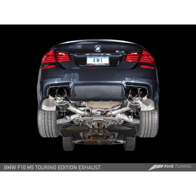 AWE Tuning silver axle-back exhaust