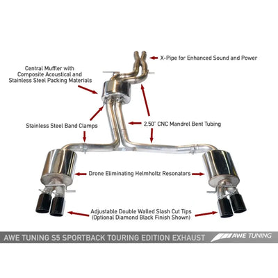 AWE Tuning black exhaust