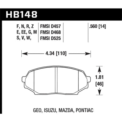 Hawk Performance auto part
