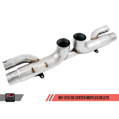 AWE Tuning black muffler