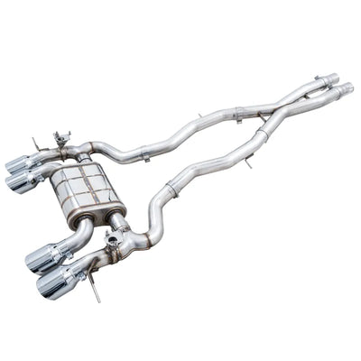 AWE Tuning silver cat-back exhaust
