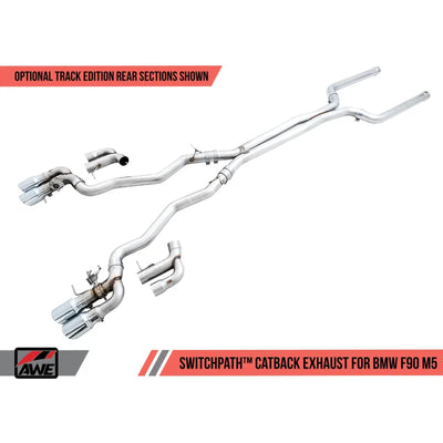 AWE Tuning silver cat-back exhaust