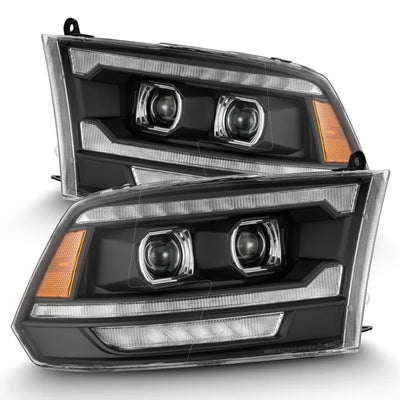 AlphaRex black headlights
