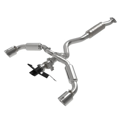 aFe polished cat-back exhaust