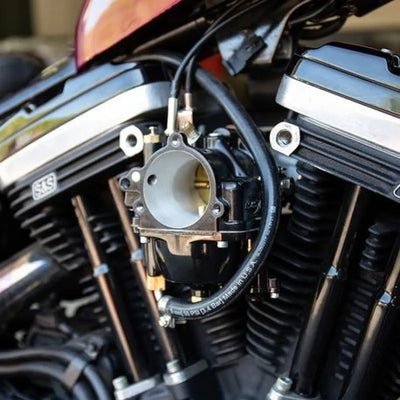 S&S Cycle black auto part