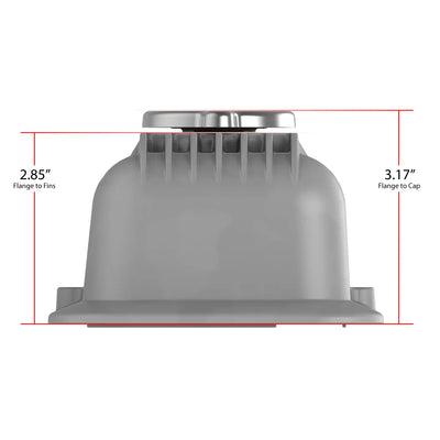 SBC MUSCLE SERIES VALVE COVERS,FINNED,NA