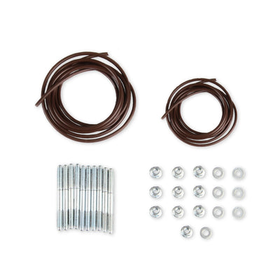 BASE IM & FUEL RAILS, LS1 LO-RAM, BLACK
