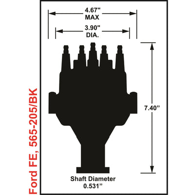 Holley black auto part