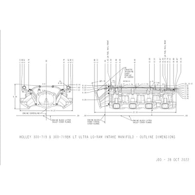 GM GenV LT Ultra Lo-Ram Intake Manifold Kit