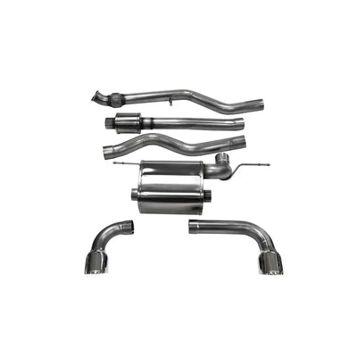 CORSA Performance polished cat-back exhaust