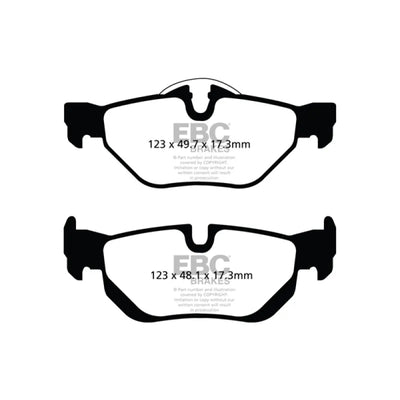 EBC red auto part