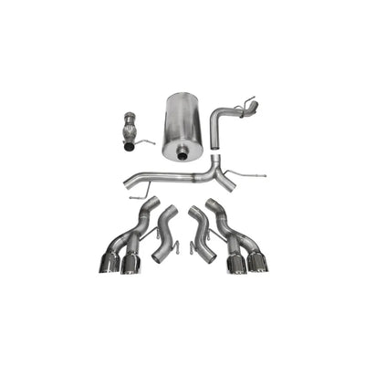 CORSA Performance polished cat-back exhaust