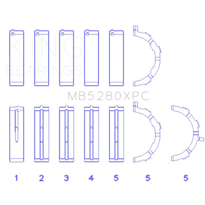 King Engine Bearings auto part