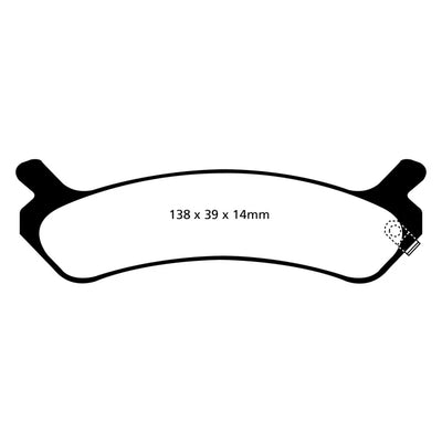 EBC red auto part