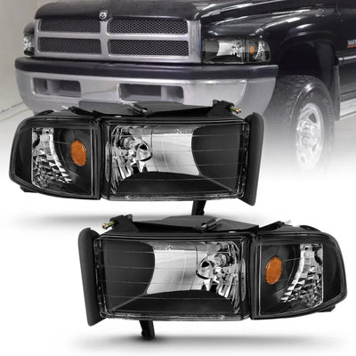 ANZO black headlights