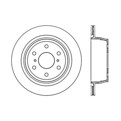 Stoptech silver auto part