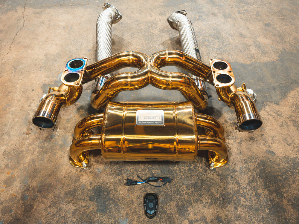 Ferrari Scuderia Gold Exhast FF Header