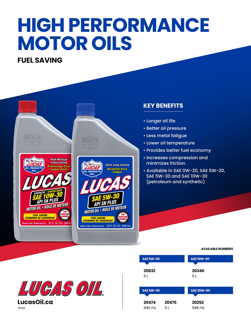 SAE 5W30 MOTOR OIL/1X1/55 GALLON DRUM